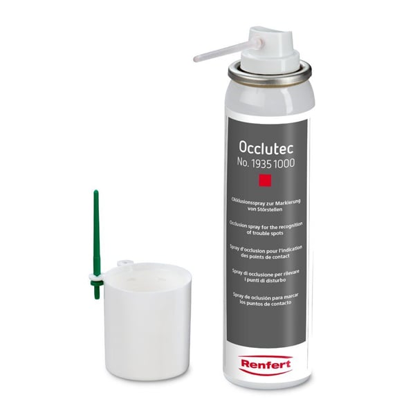 Occlutec Occlusion Spray - Red 75ml Can. High Spot Indicator Spray for Marking of high spots on
