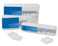 Richmond 3" x 3" Non-Woven Cotton Sponges 4000/case. (20 sleeves of 200 each.) 4-ply Non-Sterile