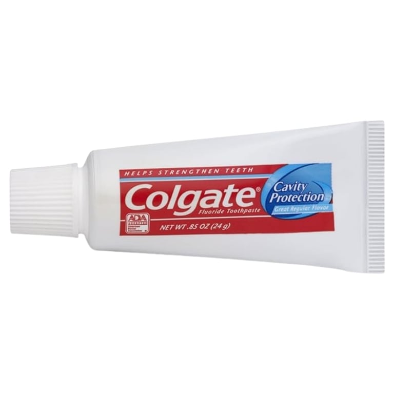 RJ Schinner Colgate 0.85oz Original Flavor Toothpaste, Travel Size, 240/Pk. Maintains daily oral