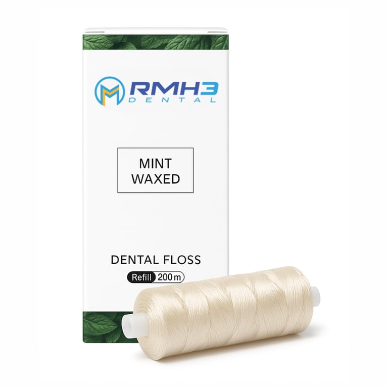 Oral-B Satin Floss, 5.5 yards mint flavored, shred-resistant tape