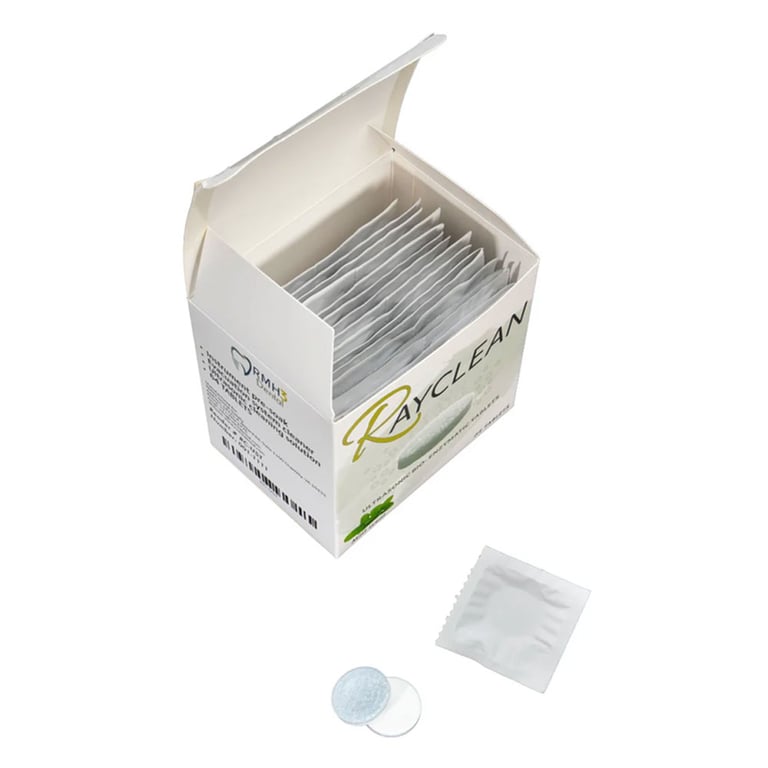 RayClean Ultrasonic Cleaning Tablets, 64/Box