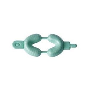 RMH3 Dental Fluoride Dual Arch Trays, Size Small, 165x55mm, Green. Pack of 100
