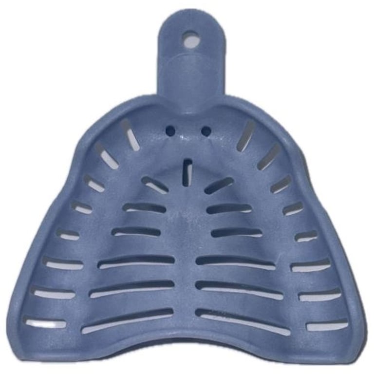 RMH3 Dental Disposable Anodontia #3 Upper Medium Perforated Impression Trays, 12/Pk. Adhesive