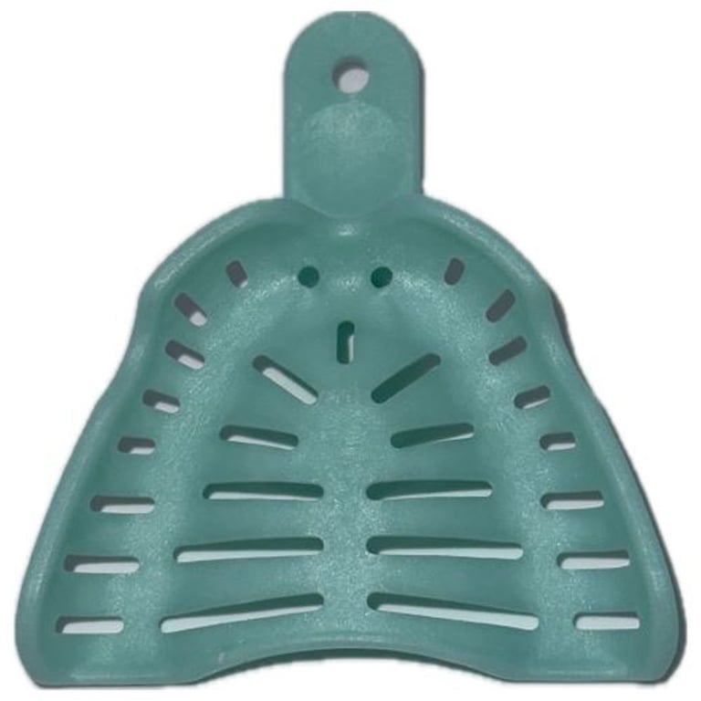 RMH3 Dental Disposable Anodontia #5 Upper Small Perforated Impression Trays, 12/Pk. Adhesive