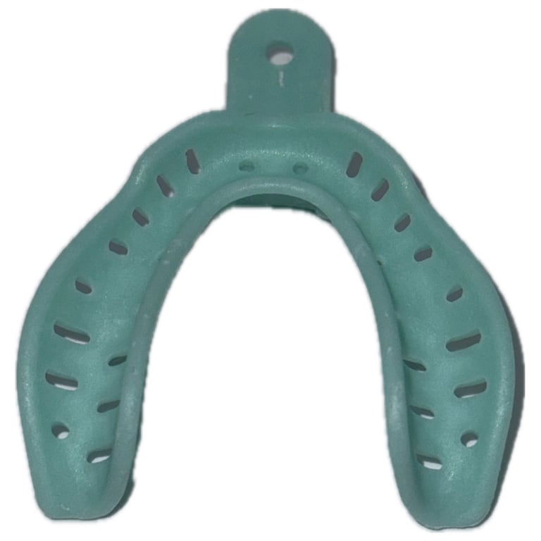 RMH3 Dental Disposable Anodontia #6 Lower Small Perforated Impression Trays, 12/Pk