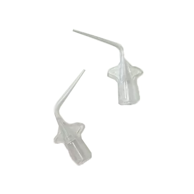 RMH3 Dental Disposable Endo Curved Applicator Tips, Clear, 25/Pk. Inner diameter: 0.18-0.25 mm