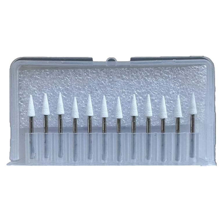 High Speed FG Bur Dental Cone White Stone Aluminum Oxide Polishing