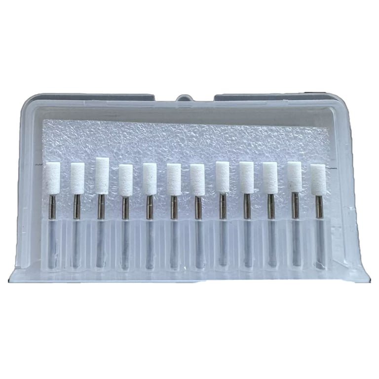 RMH3 Dental FG Aluminum Oxide White Finishing Stones, CY2, 12/Pk. Designed for fine finishing on