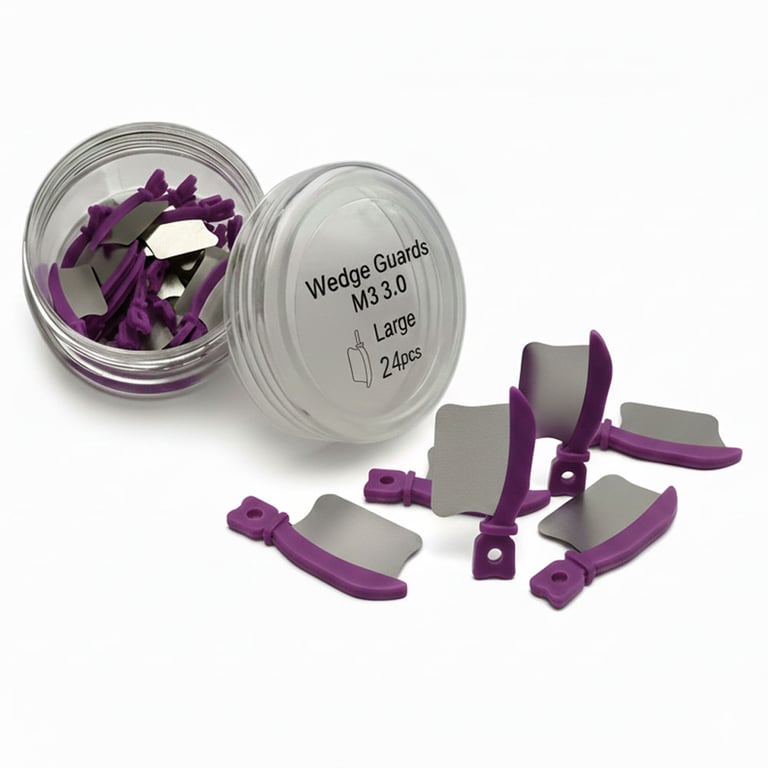 RMH3 Dental Large Wedge Guards, Purple, 24/Box. Protects adjacent tooth during tooth preparation