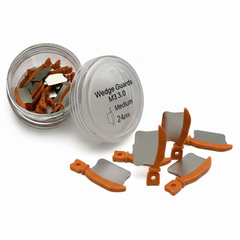 RMH3 Dental Medium Wedge Guards, Orange, 24/Box. Protects adjacent tooth during tooth preparation
