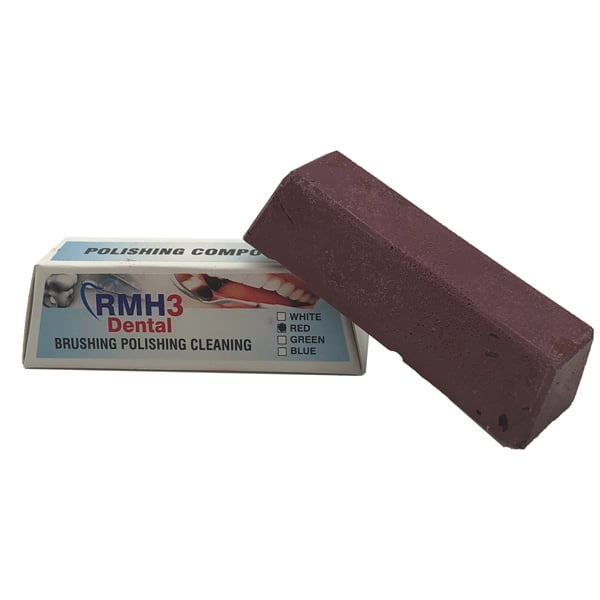 RMH3 Dental RED Polishing Compound 4oz/Pk. Suitable for Polishing
