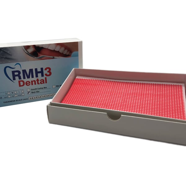 RMH3 Dental Large Mesh Wax 15cm x 7.5cm 10 Sheets