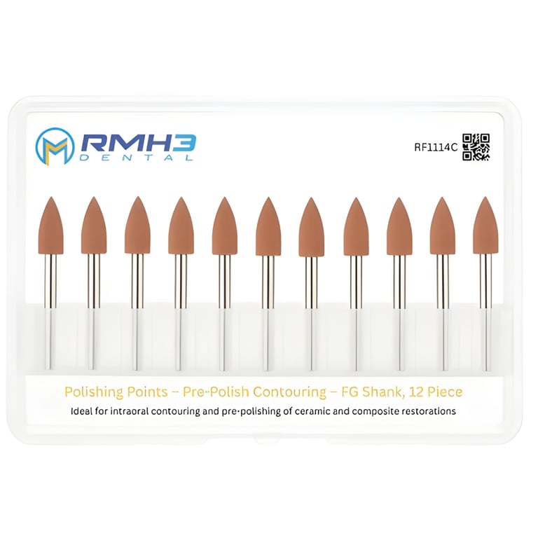 RMH3 Dental 12-Piece Polishing Points, 1/Pk