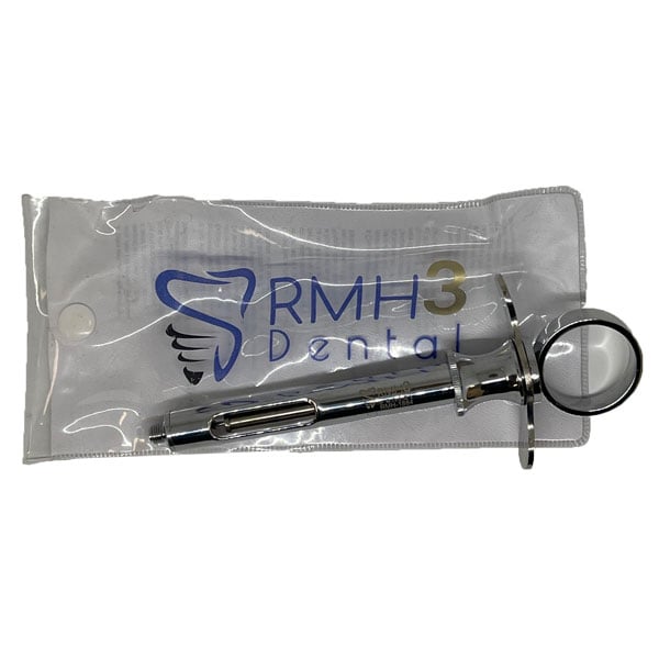 RMH3 Dental Aspirating Syringe, 1.8 cc, Cook-Waite Type, Stainless steel, Single syringe, Fully