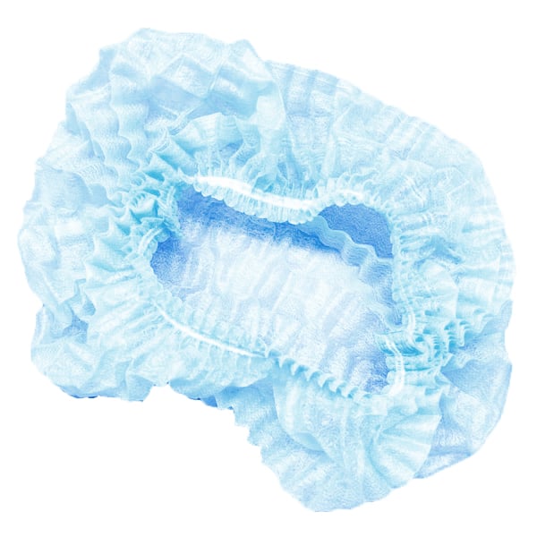 RMH3 Dental Bouffant Caps 21" Blue Double Elastic String, 100/Pk