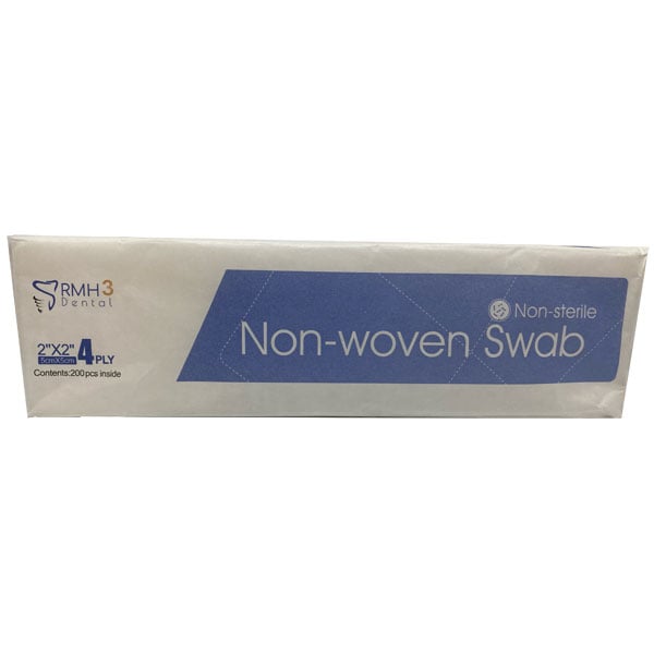 RMH3 Dental 2" x 2" 4-Ply Non-Sterile, Non-Woven 