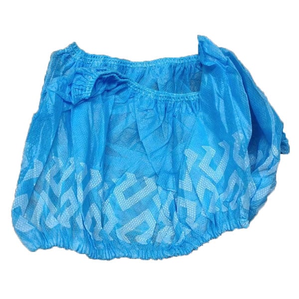 RMH3 Dental Non-Skid Shoe Cover - 17 X 42cm 100/Pk. Blue, Printed at bottom, Non-woven fabric