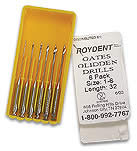 Roydent #1 - 6, 32mm Gates Glidden Drill 6/Pk. (1 of each size)