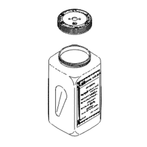 RPI Condenser Waste Bottle with Lid 1/Pk.1 Gallon Capacity, Autoclavable. Fits Statim 2000, 5000