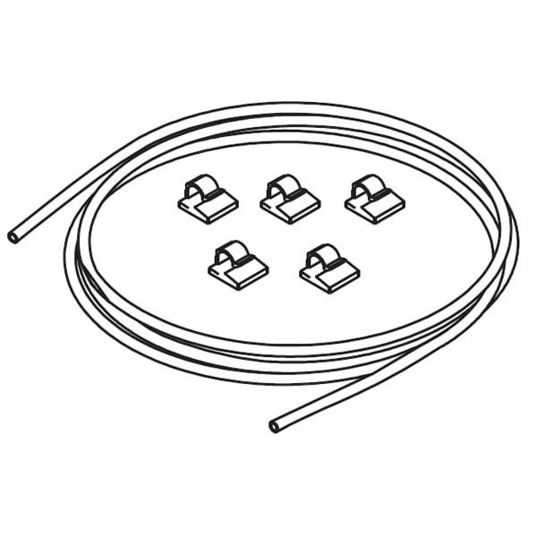 RPI Exhaust Tubing Kit. OEM Part #01-100204S. Includes 8 ft. Tubing (Nylon .250" OD x .170" ID)
