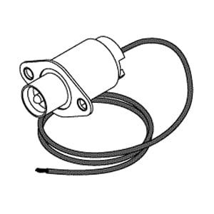 RPI Light Socket. Fits socket holders for Pelton & Crane Dental Exam Lights