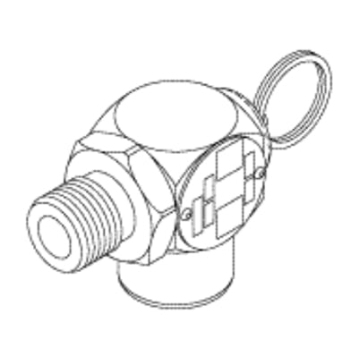RPI Safety Valve (40 PSI), Brass Body 1/2" MPT x 1/2" FPT. Fits Older Style Chamber units Midmark