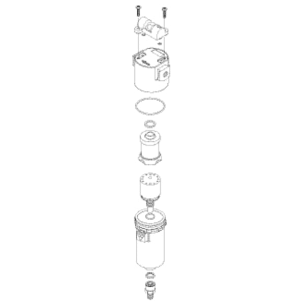 RPI Coalescing Filter Assembly (5 oz.) for Dental Compressors with Output Manifold/Wall Mount