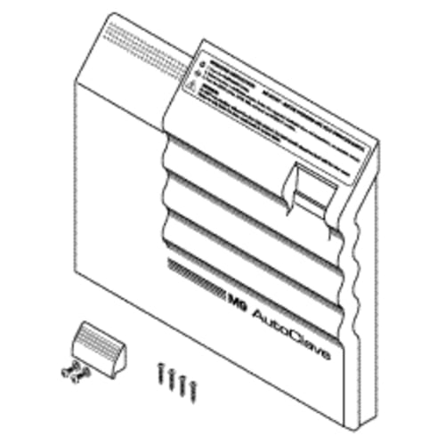 RPI Door Panel Kit for Midmark Ritter M9 (M9-001 thru -019) Includes Door handle, and 4 pc screw