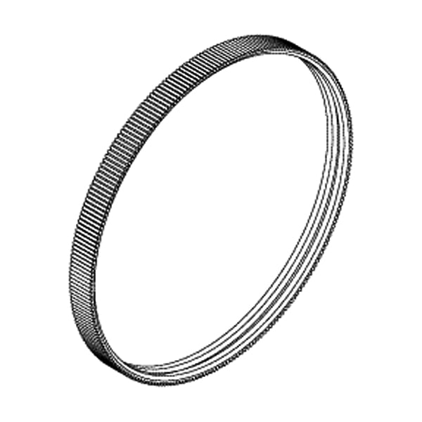 RPI Replacement Drive Belt for RAMVAC Bulldog 550, Effective Length: 26.38". Size: .63" at top x