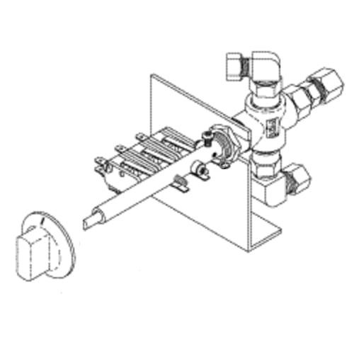 RPI Multi-Purpose Valve Assembly with Long Shaft. Fits Tuttnauer 1730M, 1730MK, 2340M, 2340MK