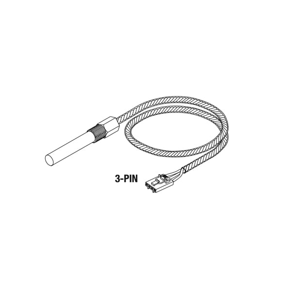 RPI Temperature Probe Assembly for Midmark M9 & M9D through M11 & M11D. Material: Brass housing