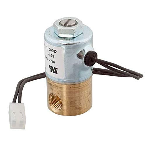 RPI Solenoid Valve (Water). Includes: 1 x Polyflo Fitting (1/4" Tube x 1/8" MPT),1 x Adaptor