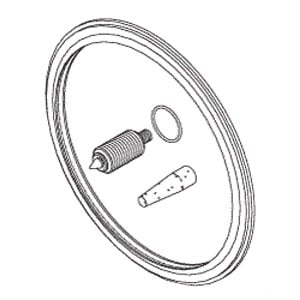 RPI Sterilizer PM Kit. Includes PM Checklist, door gasket, filter (fill line), air valve O-ring
