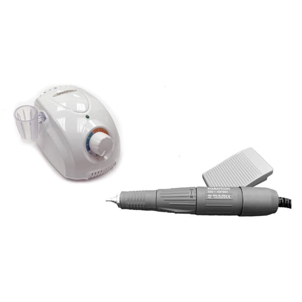 Marathon Champion Micromotor. Includes: Control Box, On/Off Foot Pedal, H37SN1 Handpiece, Desktop