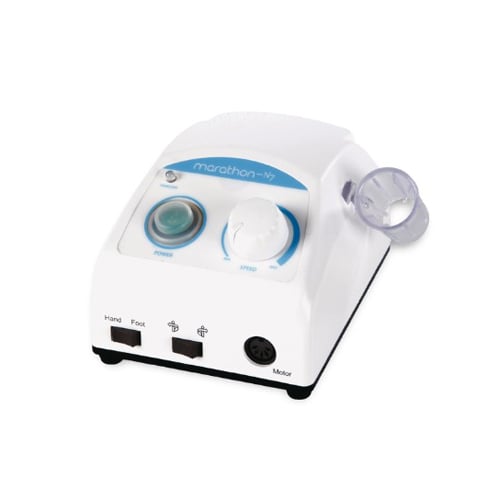 Marathon N7 Brush Control Box. Includes an on/off footswitch (SFP-27), a speed control foot pedal