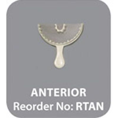 Safe-Dent Anterior bite registration trays, 35/bx. Disposable plastic with non-tear mesh