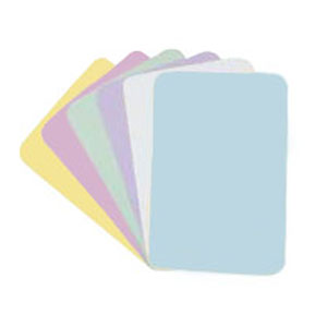Safe-Dent 8-1/4" x 12-1/4" YELLOW Paper Tray Cover, 1000/Box. Low absorbency, rounded corners