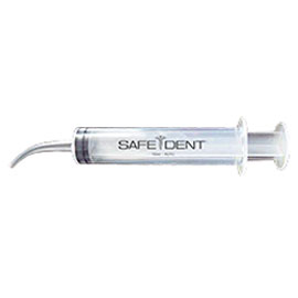 Safe-Dent Disposable 12ml Utility Syringe Curved, Ungraduated 50/Bag. Ideal for Pressure Irrigation