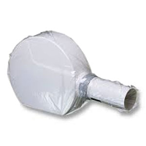 Safe-Dent 15" x 26" X-Ray Head Sleeve, 250/Box. Clear Plastic protective covering, disposable