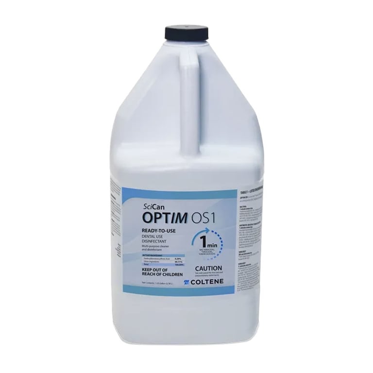 OPTIM OS1 RTU Disinfectant, 1 Gallon Bottle, 4/Pk. Ready-to-use, one-step cleaner-disinfectant
