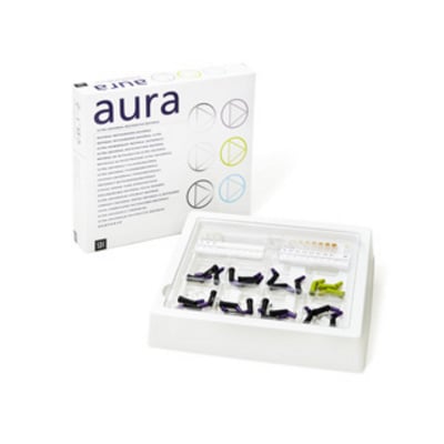 Aura eASY Syringe Multipurpose Kit, Contains: 4 x 4g Syringe (AE1, AE2, AE3, AE4); 1 x Shade Guide