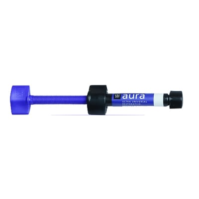 Aura Ultra Universal Restorative Material, 4g Syringe Refill, Shade DC2, 1/Pk. Nano-hybrid