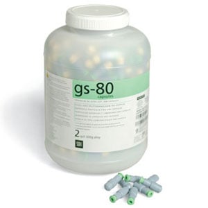 GS-80 regular set double spill (600 mg) dispersed phase alloy capsule, bulk pack of 500 capsules