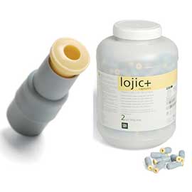 Lojic+ fast set double spill (600 mg) spherical alloy capsule, bulk pack of 500 capsules