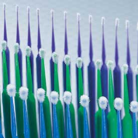Points Fine, Light Green Disposable Brush Applicators, Use for applying Etchants, Bonding Agents