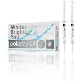 Pola Day CP Tooth Whitening System - 35% Mini Kit - Super Fast Take-Home, Carbamide