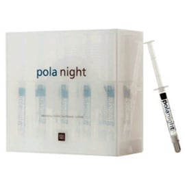 Pola Night Tooth Whitening System - 22% 10-Syringe Kit - Take-Home, Carbamide Peroxide-based