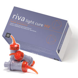 Riva LC HV A2 Caps 50/Bx. Light Cured, High Viscosity Resin Reinforced Glass Ionomer Restorative