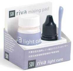 Riva Light Cure A3 Powder - Resin Reinforced Glass Ionomer, 15 Gram Jar of Powder. #8700103