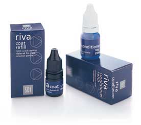 Riva Self Cure Conditioner - Packable Glass Ionomer Restorative: Single 10 mL Bottle